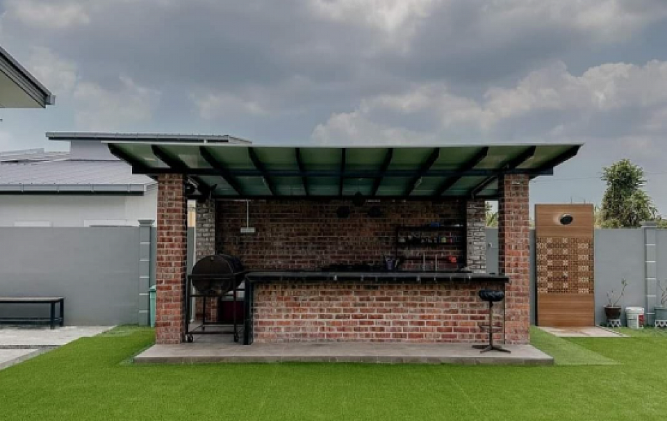 PAKEJ LENGKAP BBQ SET & OUTDOOR SHOWER